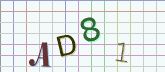 This is a captcha-picture. It is used to prevent mass-access by robots. (see: www.captcha.net)